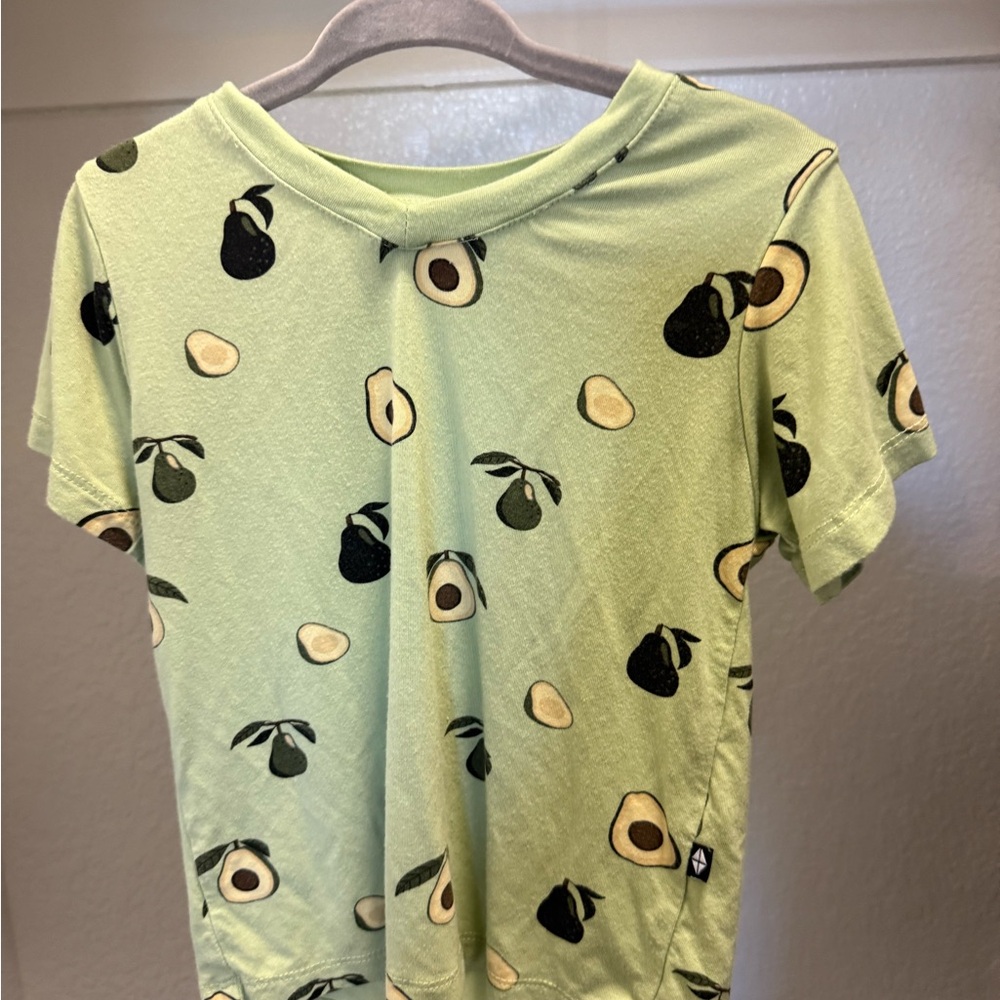 Kyte BABY Avocado Pattern Short Sleeve Tee